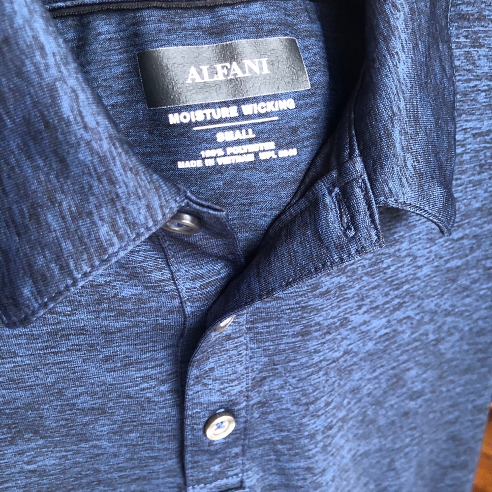 Alfani Moisture Wicking Golf Shirt